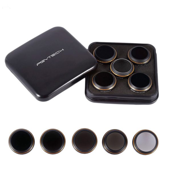 PGYTECH G-UV ND4 8 16 CPL lens Filter 5pcs Set