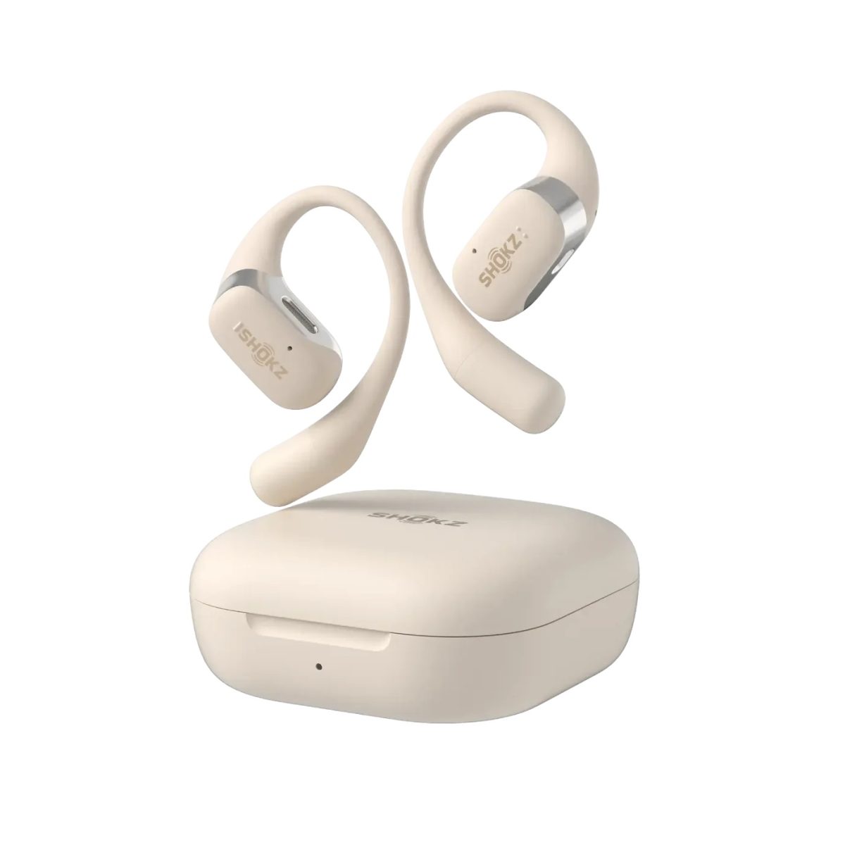 Shokz OpenFit EarBuds (Beige) - Image 3