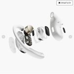 Shokz OpenFit Air EarBuds (White) - Image 3