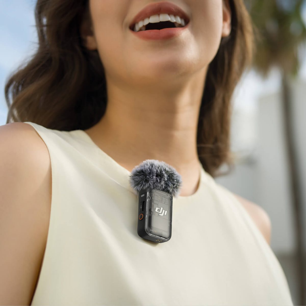 DJI Mic 2 Transmitter (Pearl White) - Image 2
