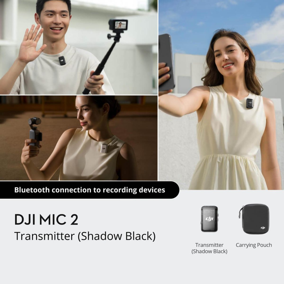 DJI Mic 2 Transmitter (Shadow Black) - Image 8