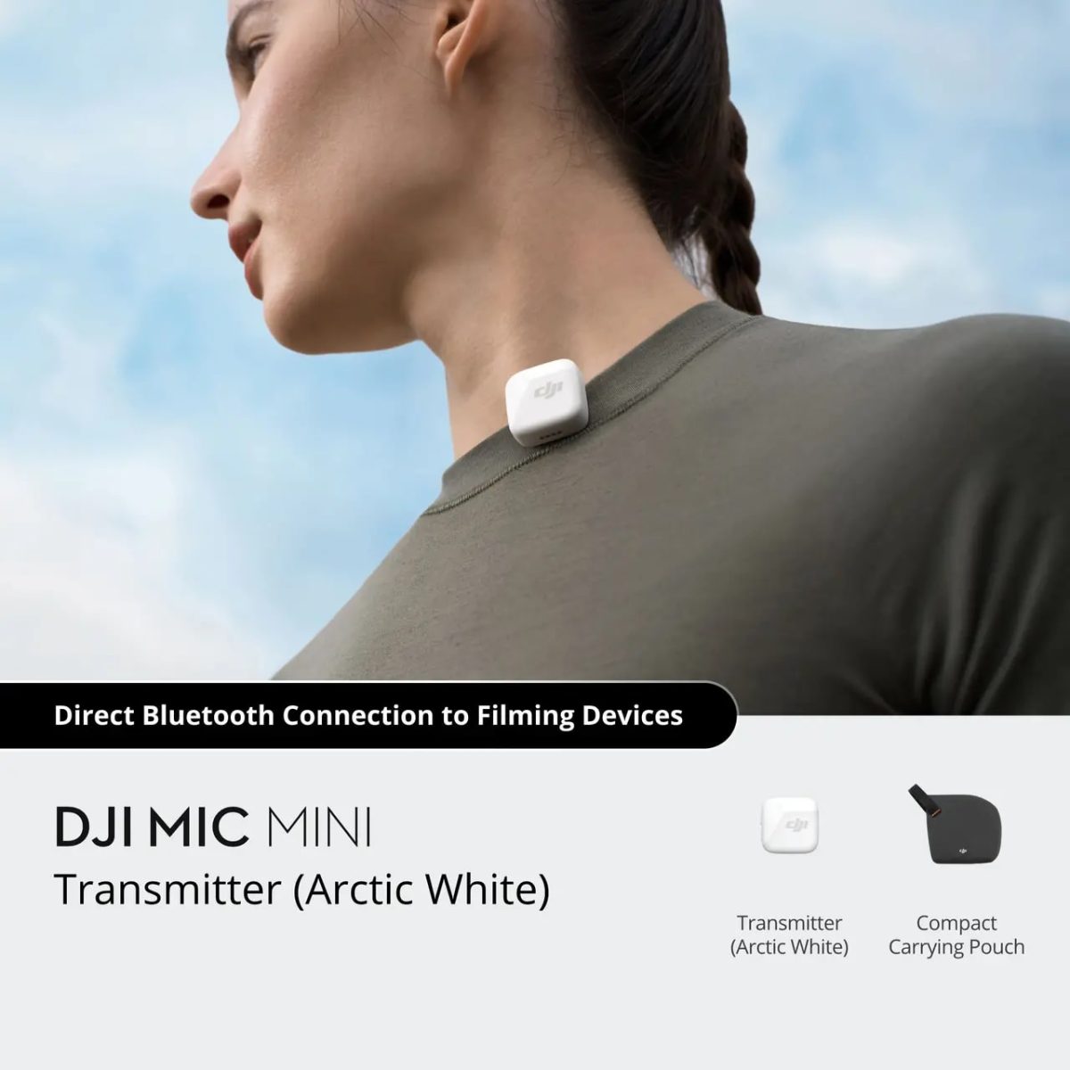 DJI Mic Mini Transmitter (Arctic White) - Image 3